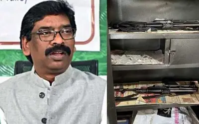 झारखंड के सीएम हेमंत सोरेन के करीबी के ठिकाने से दो एके-47 राइफलें बरामद