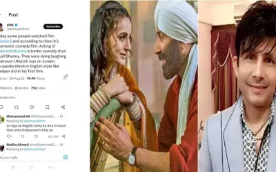 केआरके ने उड़ाया सनी देओल की फिल्म 'गदर 2' का मजाक