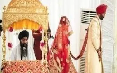 सिख दुल्हन के भारी लहंगा पहनने पर लगाई गई रोक