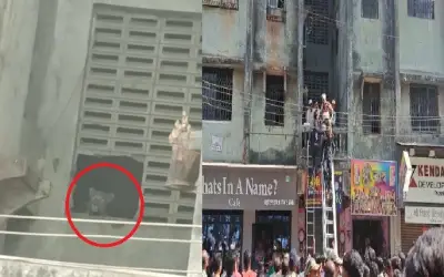 कल्याण की एक सोसाइटी में घुसा तेंदुआ, इलाके में दहशत