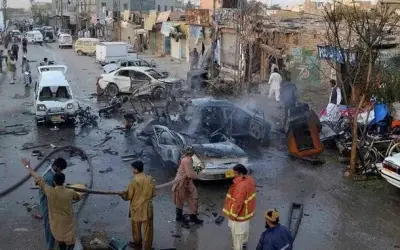 पाकिस्तान में विस्फोट से 25 की मौत