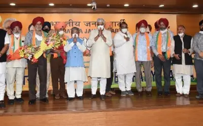 पंजाब के सात सिख नेता बीजेपी में हुए शामिल