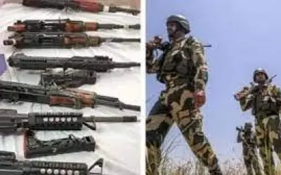 पंजाब में फिर आए पाकिस्तान से हथियार