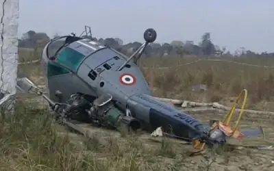 एमआई -17 हेलीकॉप्टर क्रैश, पायलट और सभी क्रू मेंबर सुरक्षित