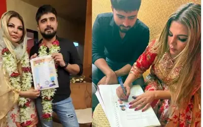 राखी सावंत ने बॉयफ्रेंड आदिल दुरानी से चोरी छुपे रचाई शादी