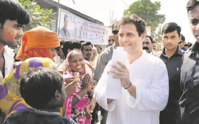 शिवभक्त राहुल अमेठी के दौरे पर