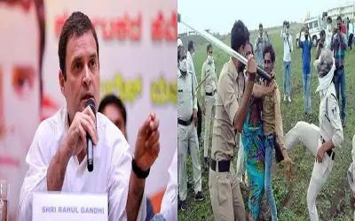 गुना में पुलिस की बर्बरता का वीडियो राहुल गांधी ने ट्विटर पर डाला