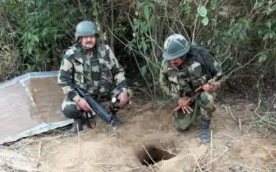 जम्मू-कश्मीर सीमा पर सुरक्षा बल ने पाकिस्तानी सुरंग की साजिश की नाकाम