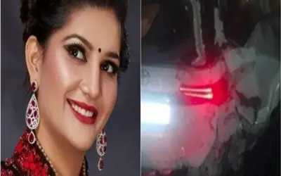 दुर्घटना में बचीं गायिका सपना चौधरी