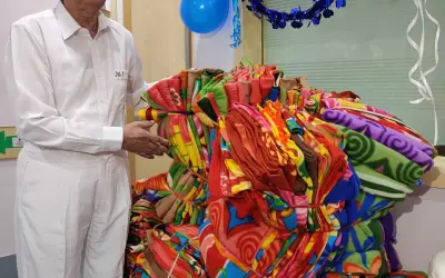 साइंटिस्ट मुनीर खान ने जन्मदिन पर बंटवाए दो सौ गरीबों में कंबल