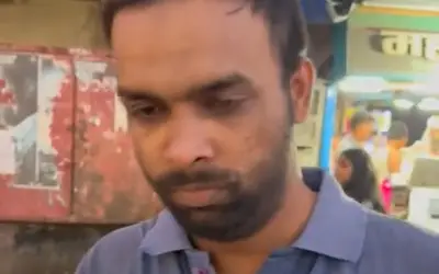 मुंबई में ओला ड्राइवर ने हेलमेट से मारा ?