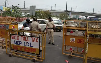 लॉकडाउन में फरीदाबाद-दिल्ली बॉर्डर सील