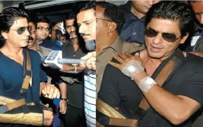 घायल हुए बॉलीवुड के किंग खान, शूटिंग के दौरान नाक में लगी चोट