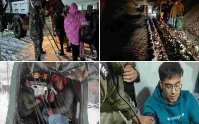सिक्किम में फंसे चार सौ पर्यटकों को भारतीय सेना ने माैत के मुंह से बचाया