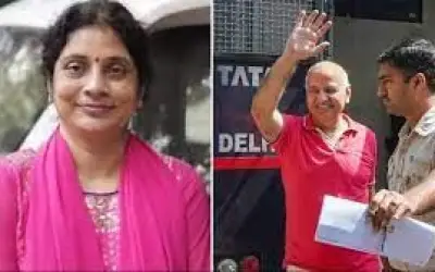 मनीष सिसोदिया बीमार पत्नी से मिलने घर पहुंचे