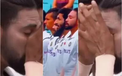 राष्ट्रगान से छलकीं सिराज की आंखें