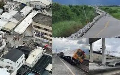 भयंकर भूकंप से कांपा ताइवान, जापान के दो द्वीपों में सुनामी