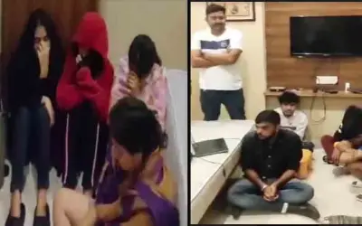 अमेरिकी लोगों से फर्जी कॉल सेंटर बनाकर ठगी करनेवाले चार युवतियों सहित 16 गिरफ्तार