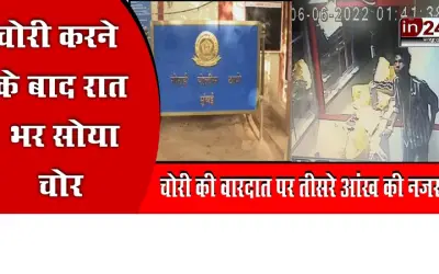 Thief leisurely steals inside jewellery shop