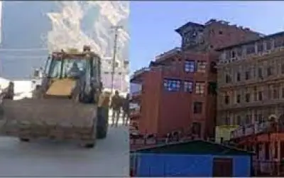 भवनों में आई दरारों के बाद उत्तराखंड में असुरक्षित इमारतों को गिराने का सिलसिला शुरू