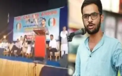 ट्रंप के भारत दौरे पर सड़क पर उतरने वाला उमर खालिद का वीडियो वायरल