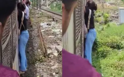 सावधानी हटी दुर्घटना घटी, जान हथेली पर लेकर मुंबई लोकल में यात्रा करती लड़की का वीडियो वायरल