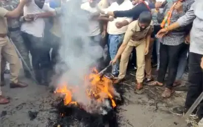 Violent movement of BJP Yuva Morcha workers in Nagpur-in24news