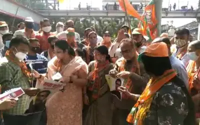 BJP workers protest against Maharashtra Congress State President Nana Patole-in24news