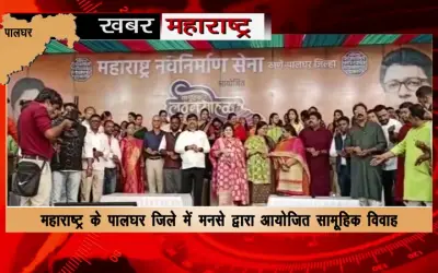 More than 750 couples got married in the mass marriage program organized in Palghar