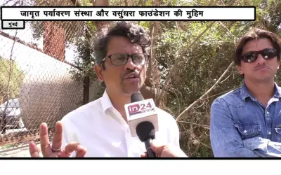 Bharti Lovekar installed fencing for the protection of mangroves