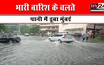 Water filled at many places due to heavy rains in Virar