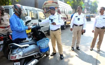 मुंबई पुलिस ने दो दिनों में वसूले एक करोड़ 79 लाख रुपए का चलाना