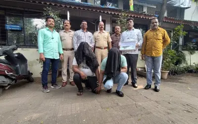Dispute between scooty rider and auto rickshaw driver in Dombivali -in24news