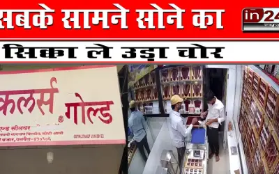 सबके सामने सोने का सिक्का ले उड़ा चोर