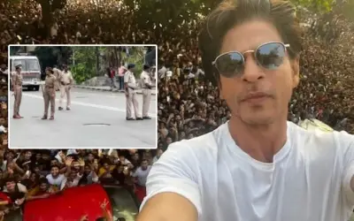 आखिर क्यों शाहरुख खान के घर बाहर हुआ विरोध प्रदर्शन?
