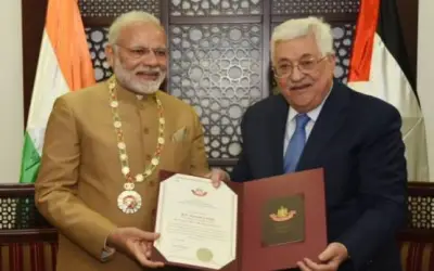 फिलिस्तीन का दौरा करने वाले भारत के पहले पीएम मोदी 