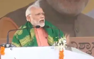पीएम मोदी का कांग्रेस पर तीखा वार कहा कर्नाटक में रुपयों पर चलती है सरकार 